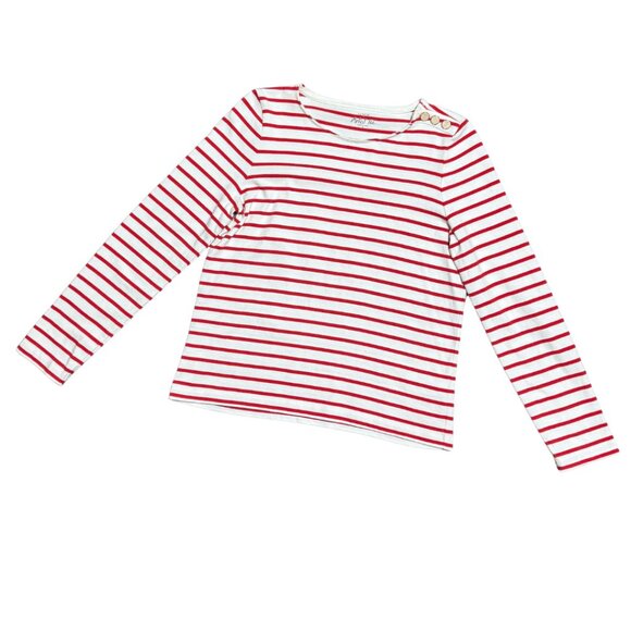 J.Crew Red & White Striped Artist Tee – Long Sleeve – Size S - Picture 1 of 10